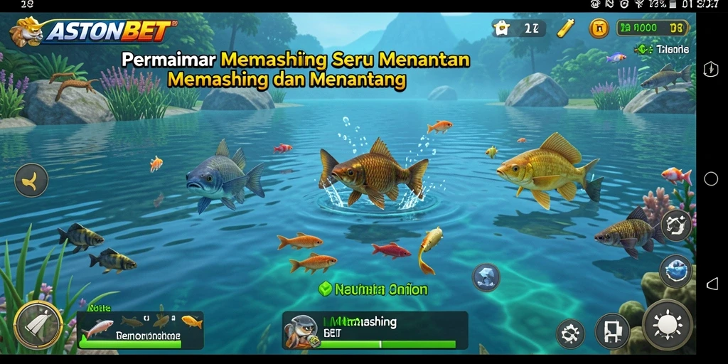 Screenshot utama ASTONBET menunjukkan antarmuka bermain yang mengesankan.