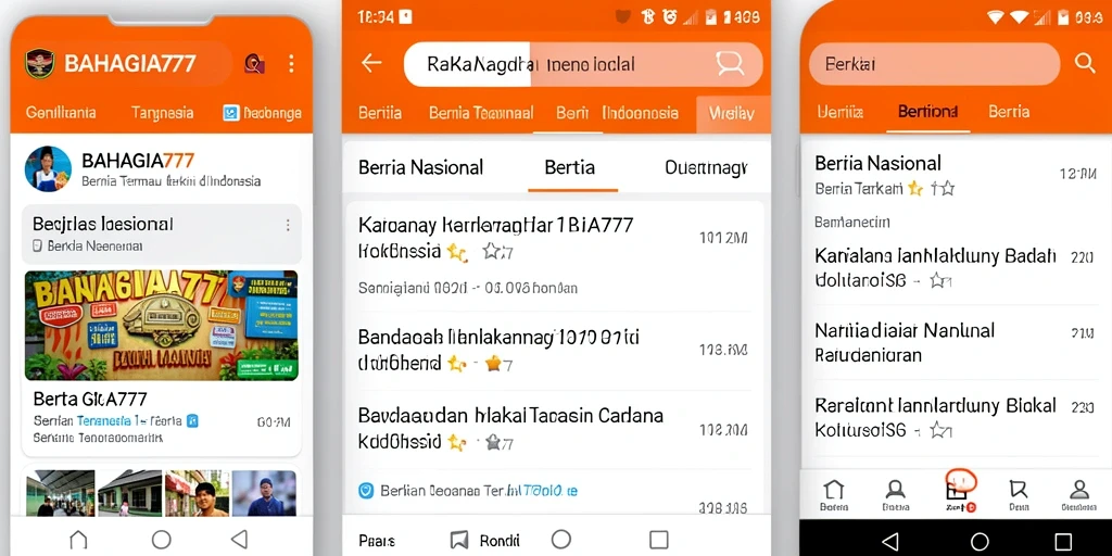 Tampilan antarmuka BAHAGIA777 yang informatif dan menarik.